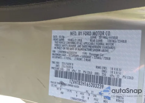 2006 Ford Mustang Gt from USA, damaged, VIN 1ZVHT82H165203239